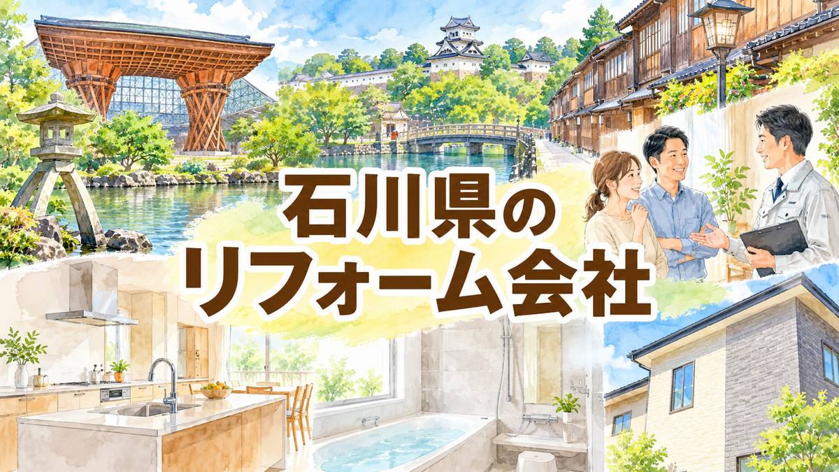 【石川県】地元のリフォーム会社10選｜市区町村や駅からも探せる