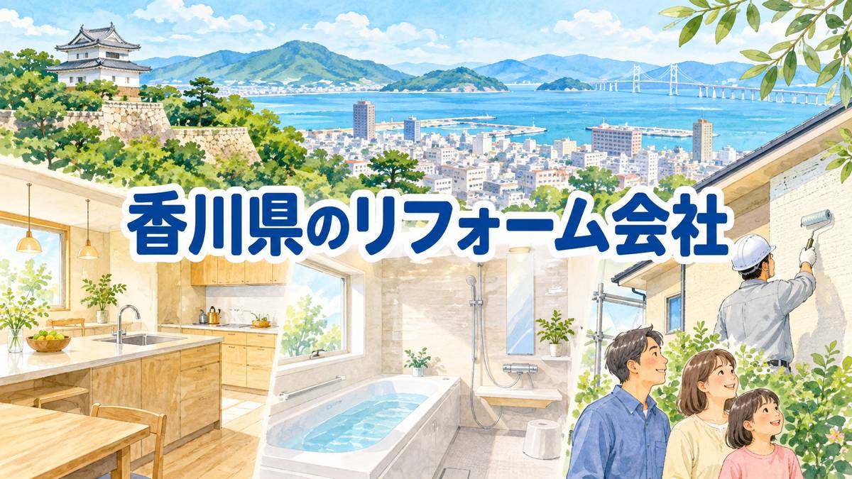 【香川県】地元のリフォーム会社10選｜市区町村や駅からも探せる