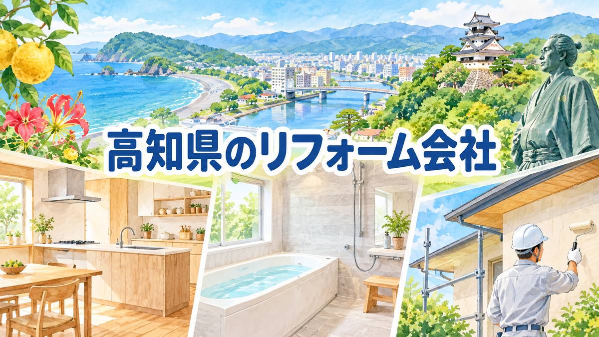 【高知県】地元のリフォーム会社10選｜市区町村や駅からも探せる