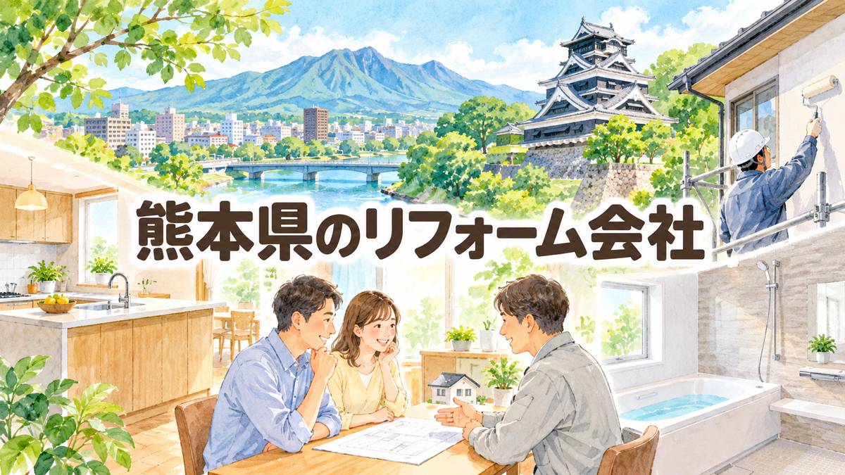 【熊本県】地元のリフォーム会社7選|市区町村や駅からも探せる