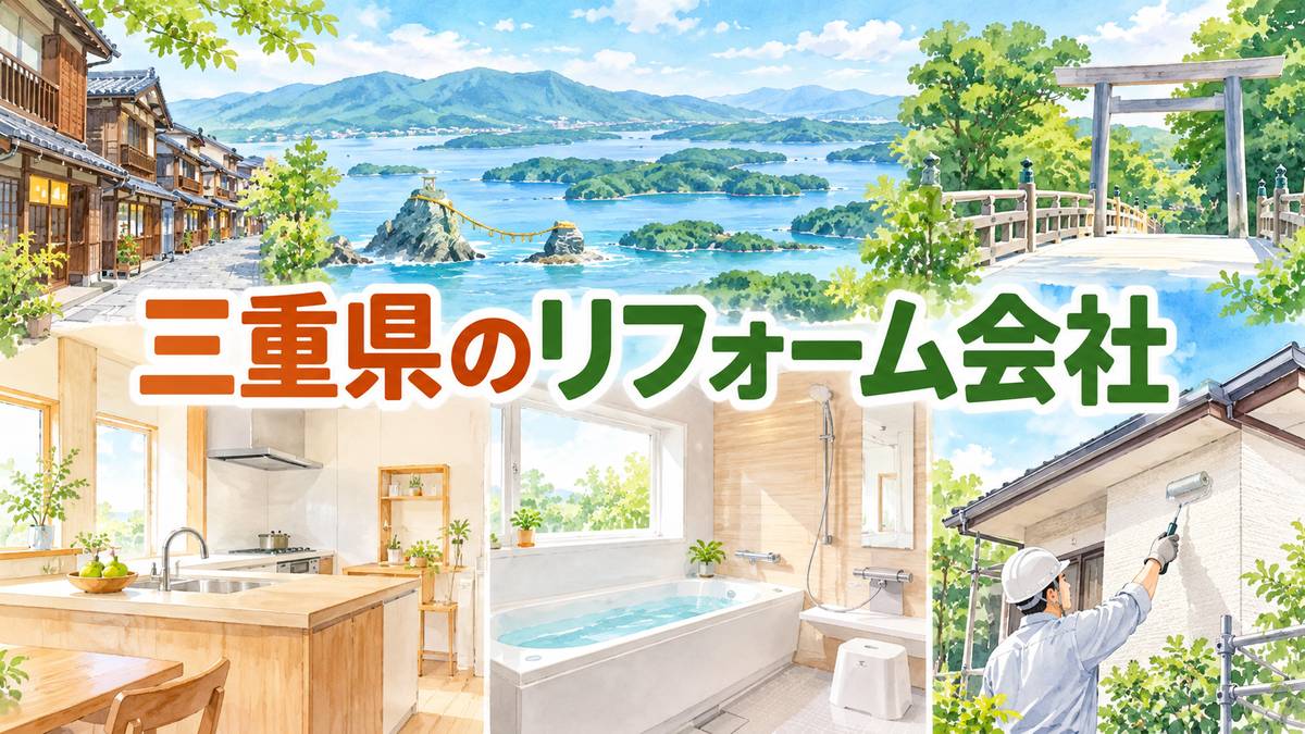 【三重県】地元のリフォーム会社10選｜市区町村や駅からも探せる