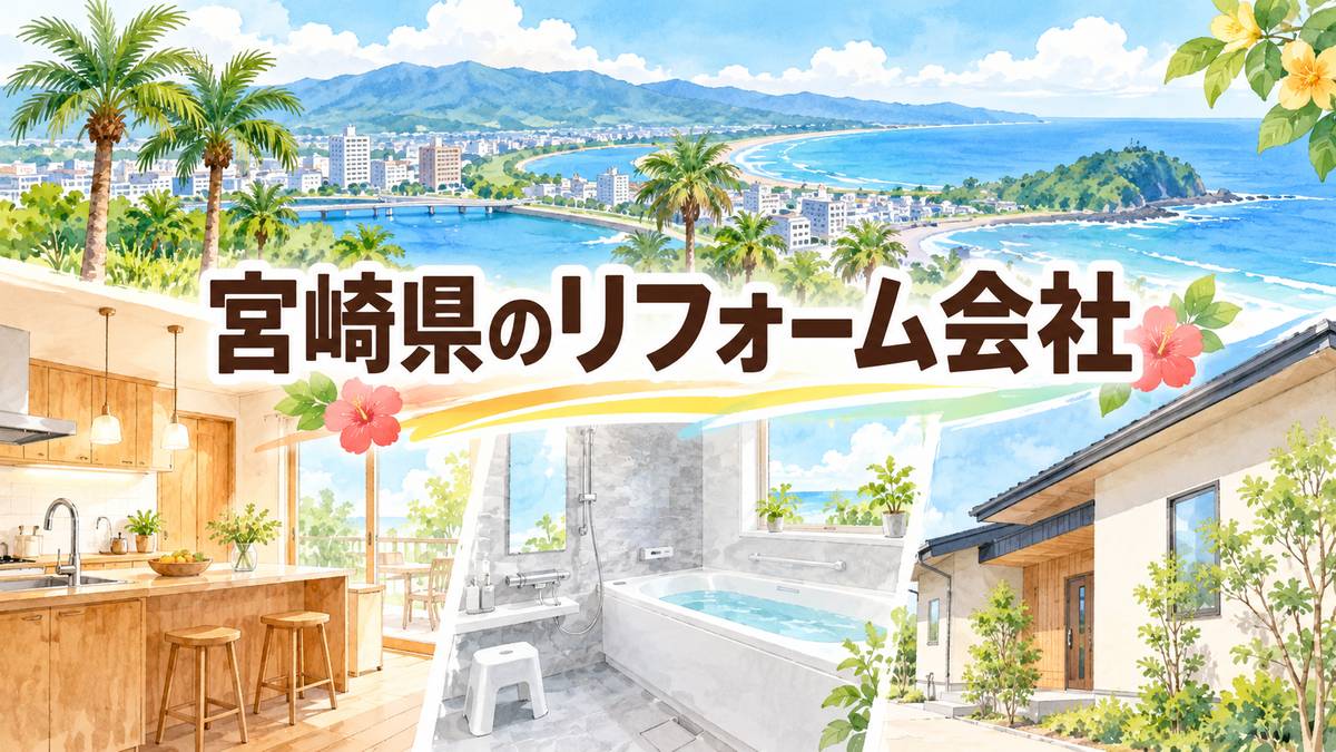 【宮崎県】地元のリフォーム会社8選｜市区町村や駅からも探せる