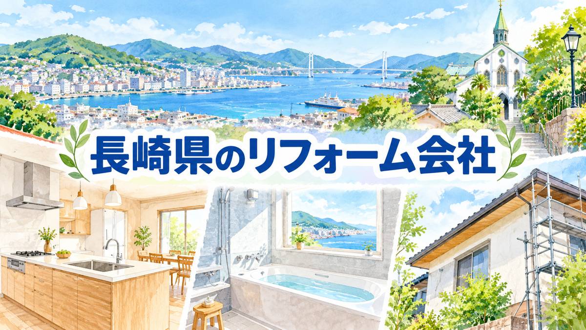 【長崎県】地元のリフォーム会社7選｜市区町村や駅からも探せる