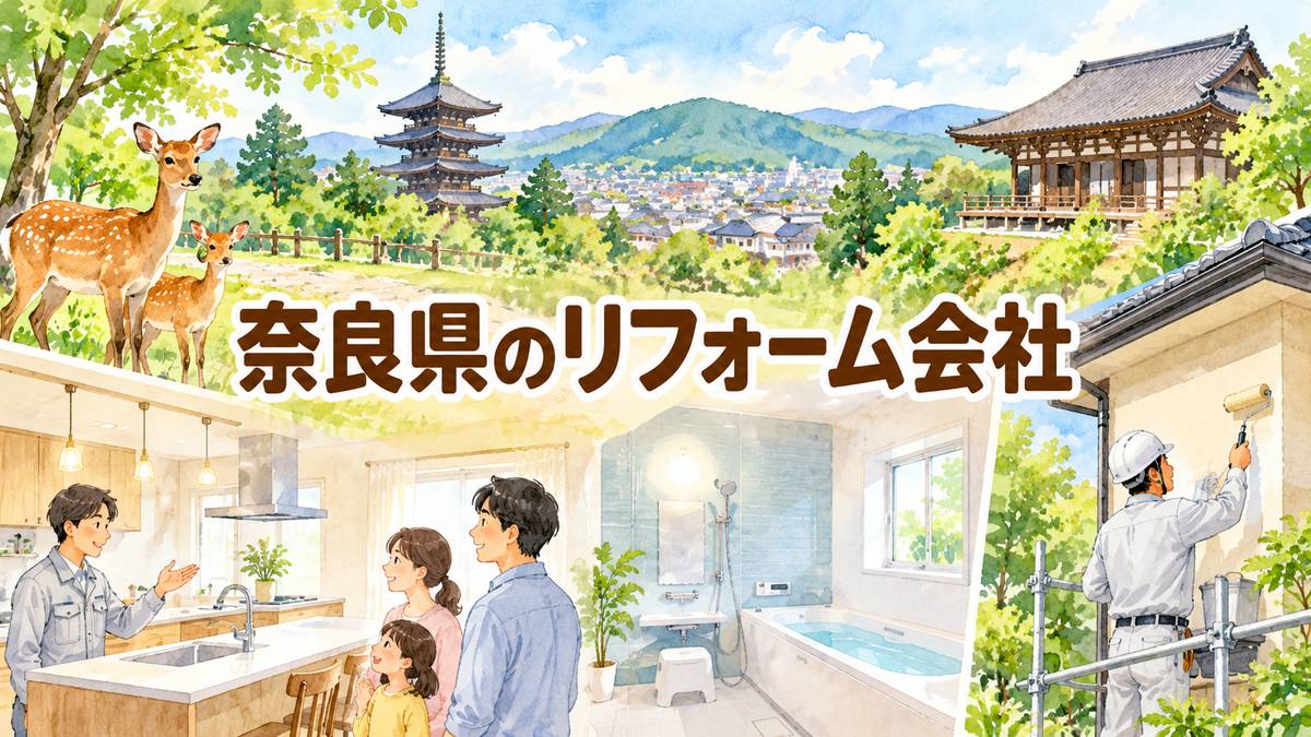 【奈良県】地元のリフォーム会社9選｜市区町村や駅からも探せる