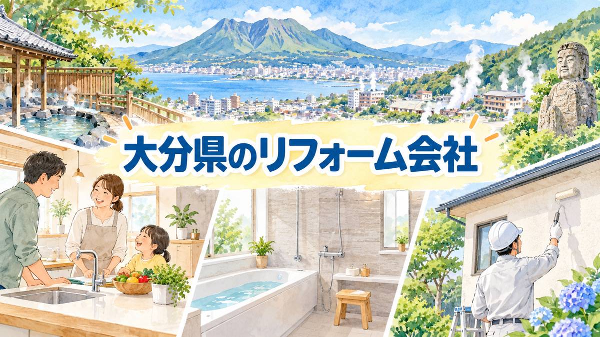 【大分県】地元のリフォーム会社10選｜市区町村や駅からも探せる
