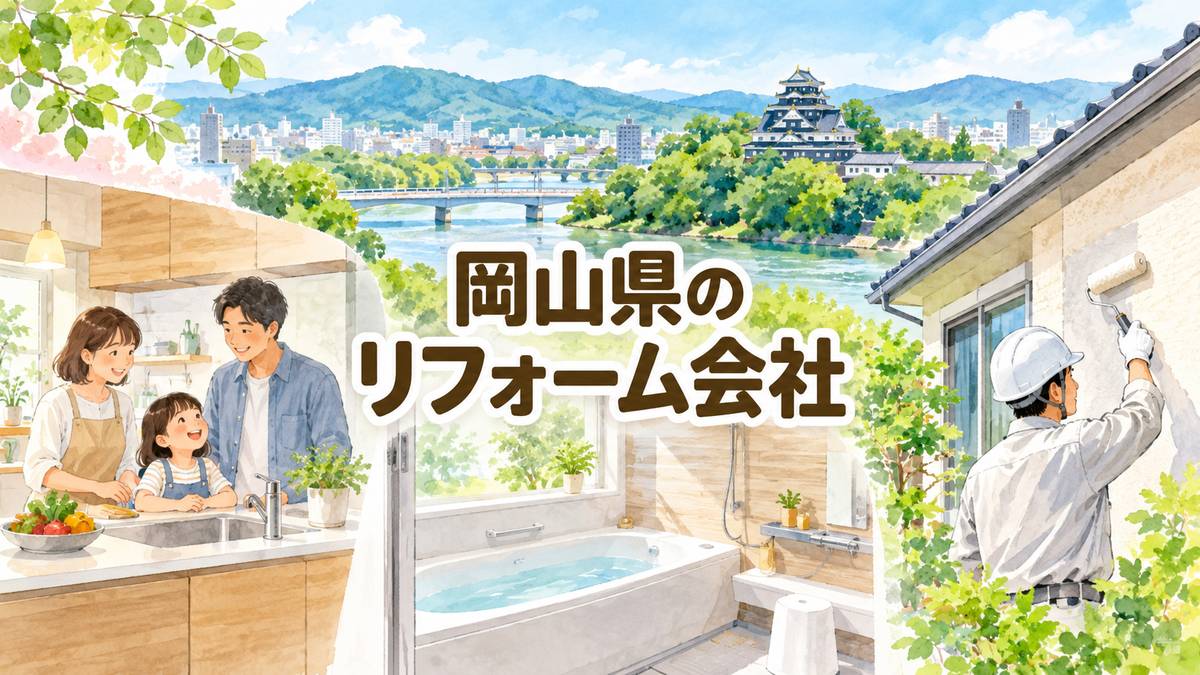 【岡山県】地元のリフォーム会社7選｜市区町村や駅からも探せる