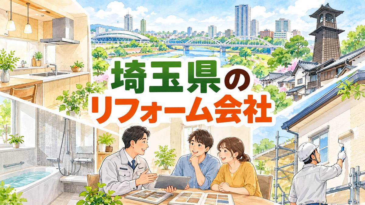 【埼玉県】地元のリフォーム会社10選｜市区町村や駅からも探せる