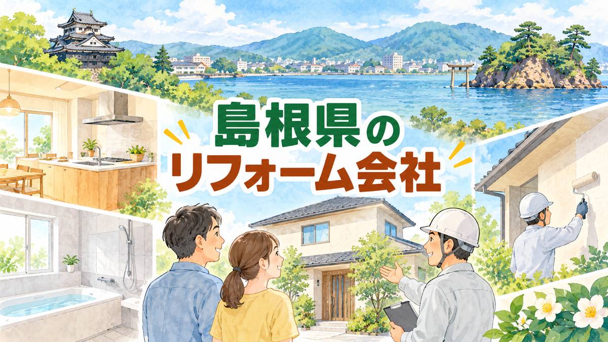 【島根県】地元のリフォーム会社7選｜市区町村や駅からも探せる