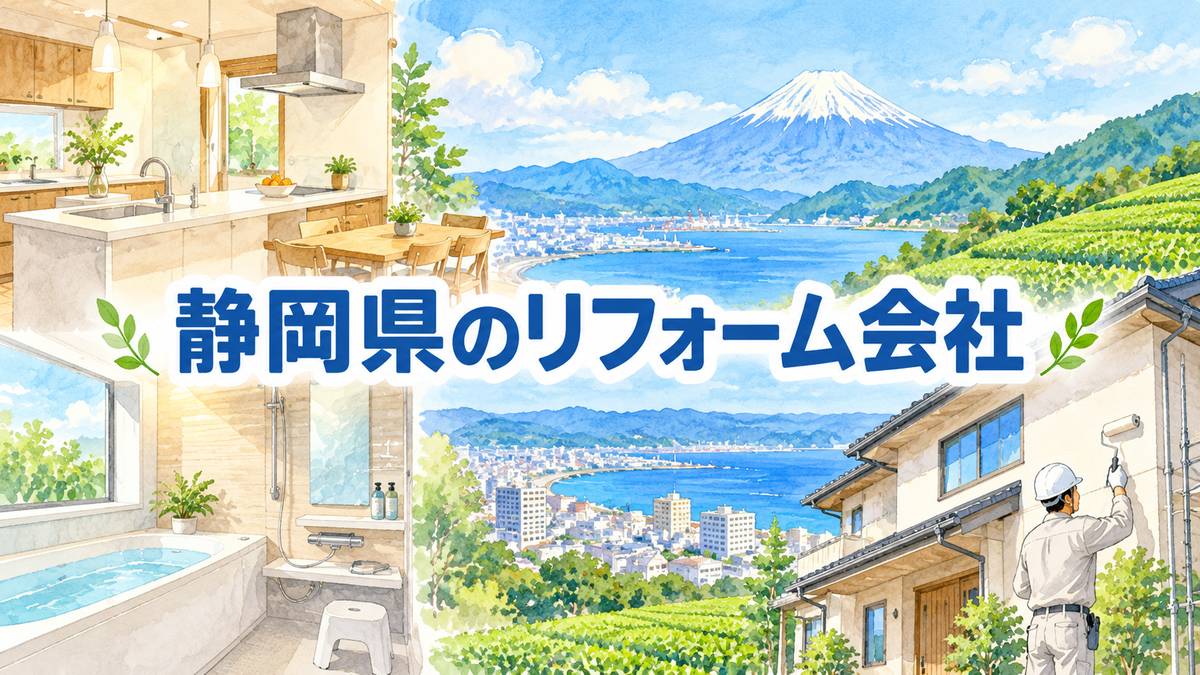 【静岡県】地元のリフォーム会社9選｜市区町村や駅からも探せる
