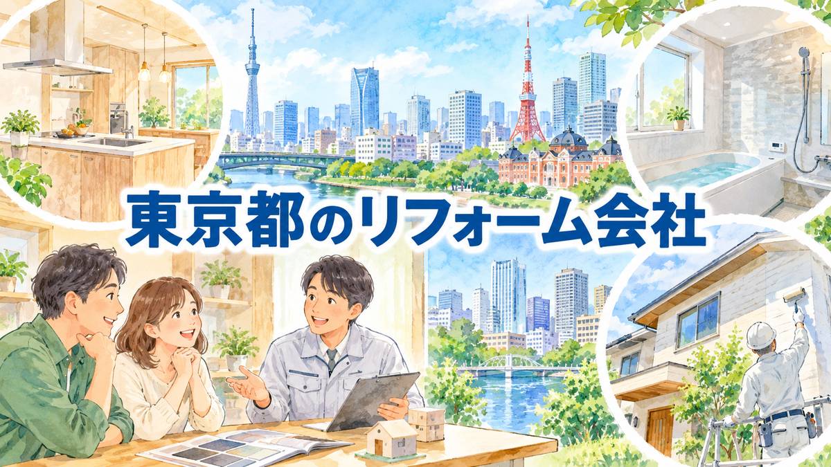【東京都】地元のリフォーム会社7選｜市区町村や駅からも探せる