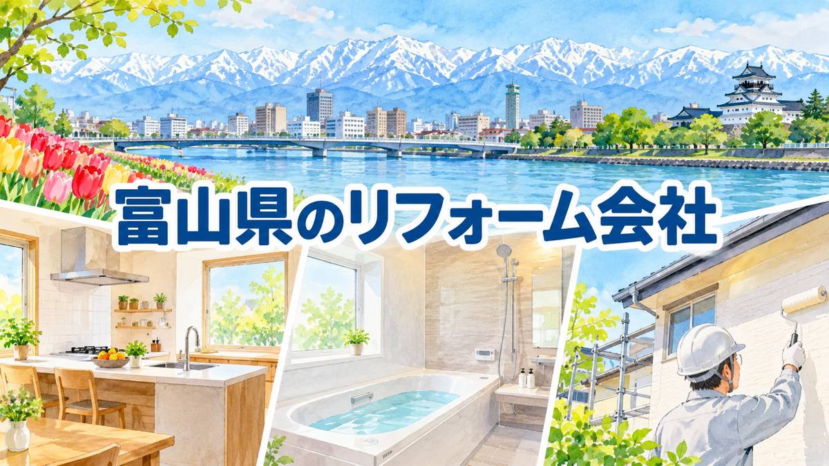 【富山県】地元のリフォーム会社7選｜市区町村や駅からも探せる