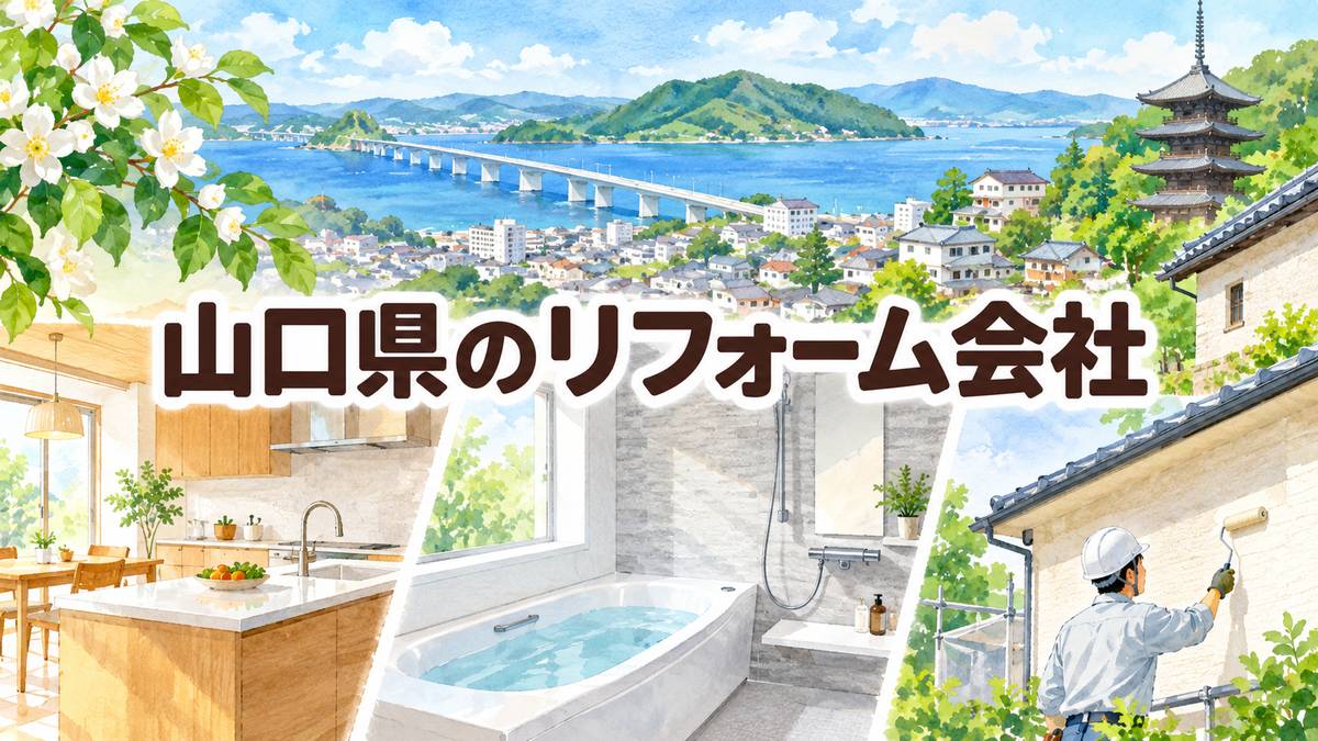 【山口県】地元のリフォーム会社10選｜市区町村や駅からも探せる