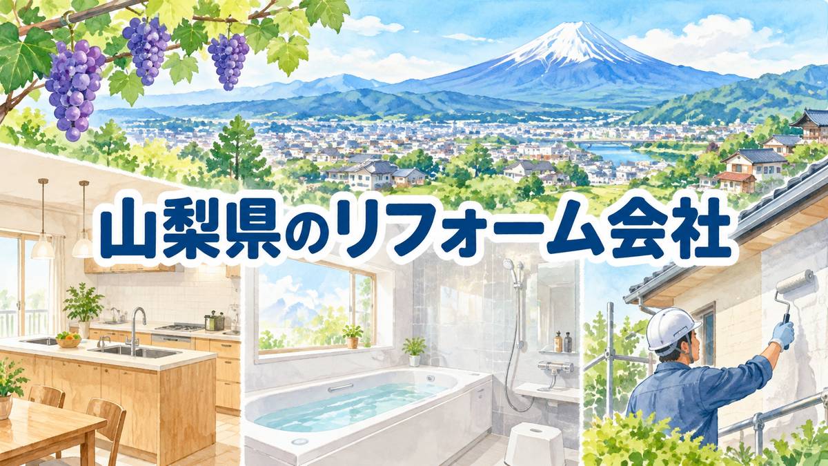【山梨県】地元のリフォーム会社10選｜市区町村や駅からも探せる